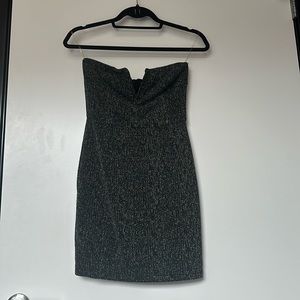 Pacsun Sparkly Strapless Dress